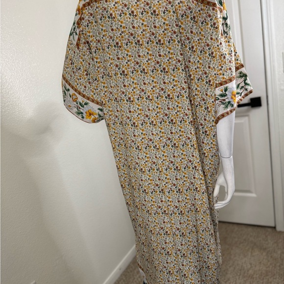 Unbranded Kimono Cardigan Long Women Floral Print Boho Robe. #234 - Picture 10 of 10